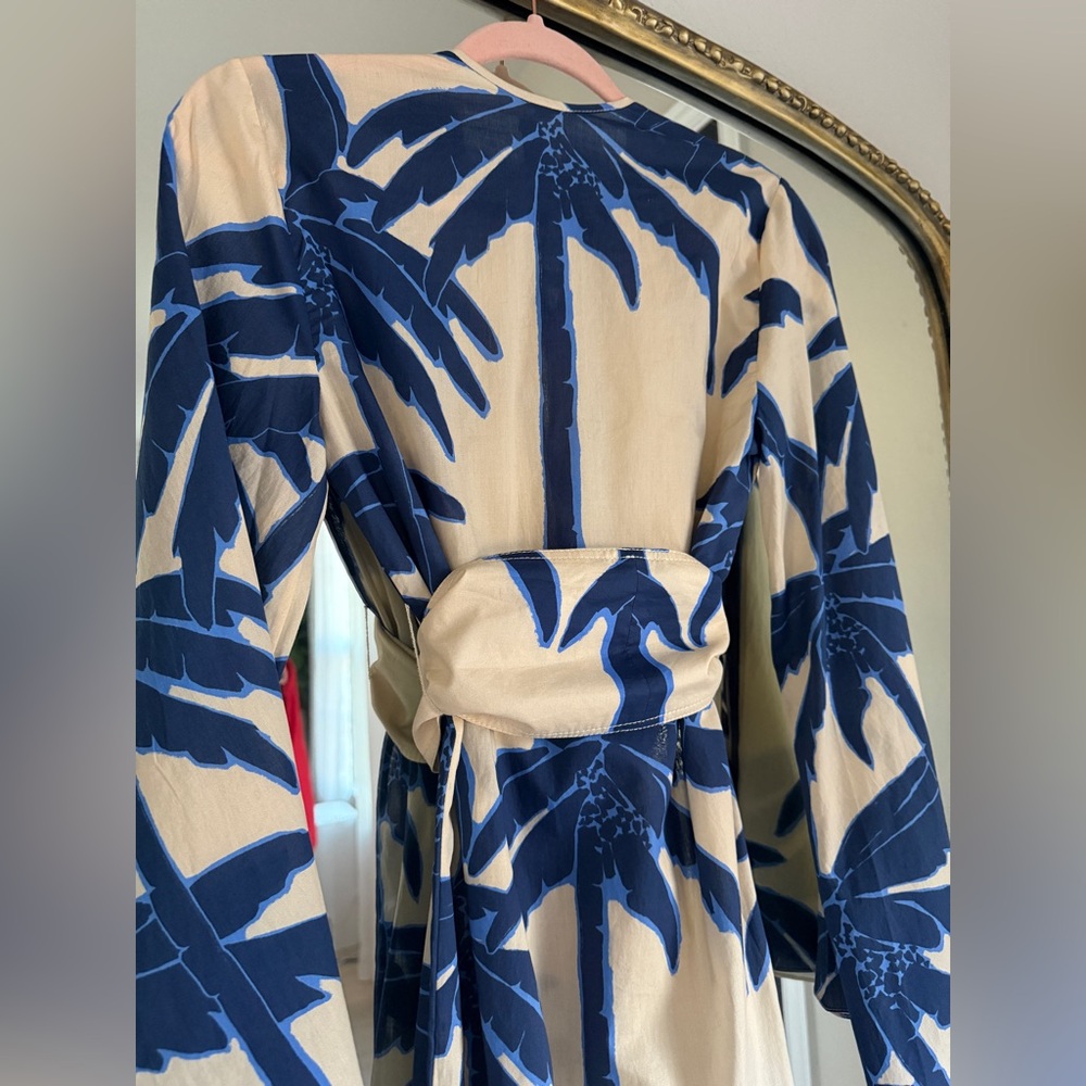Johanna Ortiz Sotaviento Tunic Blue Palms Dress - Picture 12 of 12